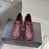 $102.00 USD Chanel Leather Shoes For Women #1382183
