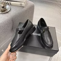 $102.00 USD Chanel Leather Shoes For Women #1382184