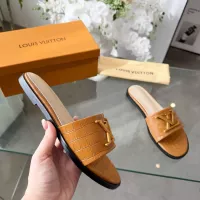 $82.00 USD Louis Vuitton Slippers For Women #1382287