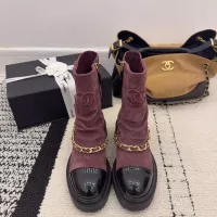 $145.00 USD Chanel Boots For Women #1382311