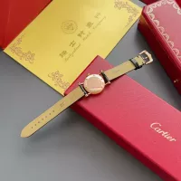 $172.00 USD Cartier AAA Quality Watches In Rose Gold For Women #1382432