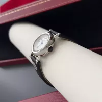 $135.00 USD Cartier AAA Quality Watches In Black For Women #1382438