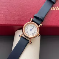 $135.00 USD Cartier AAA Quality Watches In Navy For Women #1382440