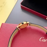 $135.00 USD Cartier AAA Quality Watches In Black For Women #1382442