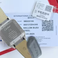 $274.38 USD Cartier AAA Quality Watches #1382504