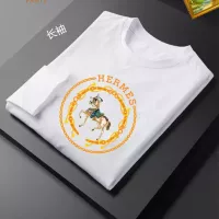 $34.00 USD Hermes T-Shirts Long Sleeved For Unisex #1385037