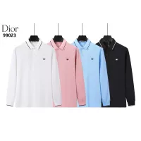 $40.00 USD Christian Dior T-Shirts Long Sleeved For Men #1386260