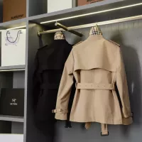 $162.00 USD Burberry Trench Coat Long Sleeved For Women #1387278