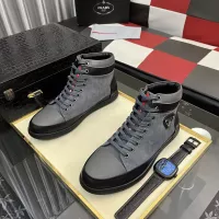 $88.00 USD Prada High Top Shoes For Men #1387865