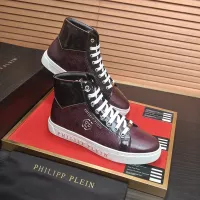 $92.00 USD Philipp Plein PP High Tops Shoes For Men #1387889