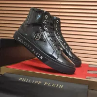 $92.00 USD Philipp Plein PP High Tops Shoes For Men #1387894