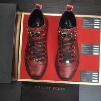 $92.00 USD Philipp Plein PP High Tops Shoes For Men #1387899