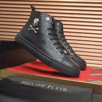 $92.00 USD Philipp Plein PP High Tops Shoes For Men #1387903