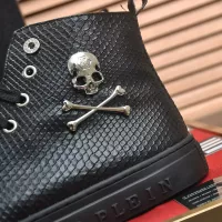 $92.00 USD Philipp Plein PP High Tops Shoes For Men #1387903