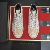 $92.00 USD Philipp Plein PP High Tops Shoes For Men #1387907