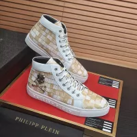$92.00 USD Philipp Plein PP High Tops Shoes For Men #1387907