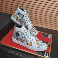 $92.00 USD Philipp Plein PP High Tops Shoes For Men #1387909