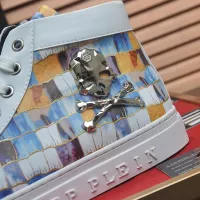 $92.00 USD Philipp Plein PP High Tops Shoes For Men #1387909