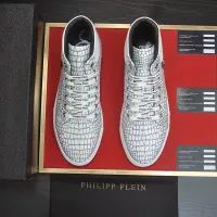 $92.00 USD Philipp Plein PP High Tops Shoes For Men #1387910