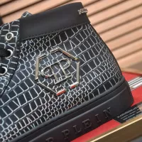 $92.00 USD Philipp Plein PP High Tops Shoes For Men #1387911