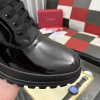 $118.00 USD Salvatore Ferragamo Leather Shoes For Men #1387955