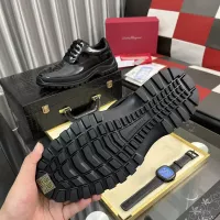 $118.00 USD Salvatore Ferragamo Leather Shoes For Men #1387955