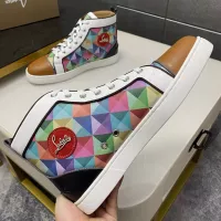 $98.00 USD Christian Louboutin High Top Shoes For Men #1388040