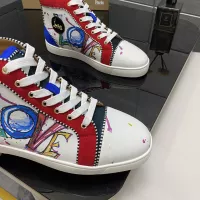 $100.00 USD Christian Louboutin High Top Shoes For Men #1388053