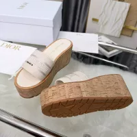 $85.00 USD Christian Dior Slippers For Women #1388457