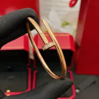 $27.00 USD Cartier bracelets In Rose Gold #1390188