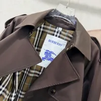 $165.00 USD Burberry Trench Coat Long Sleeved For Women #1390952