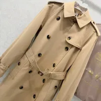 $190.00 USD Burberry Trench Coat Long Sleeved For Women #1390955