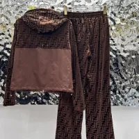 $105.00 USD Fendi Tracksuits Long Sleeved For Women #1390964