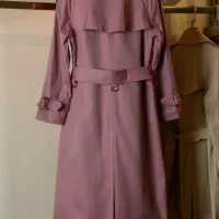 $172.00 USD Burberry Trench Coat Long Sleeved For Women #1391047