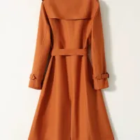 $132.00 USD Burberry Trench Coat Long Sleeved For Women #1391095