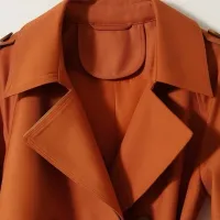 $132.00 USD Burberry Trench Coat Long Sleeved For Women #1391095