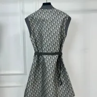 $100.00 USD Christian Dior Dresses Sleeveless For Women #1391719