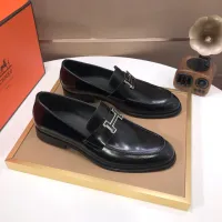 $98.00 USD Hermes Leather Shoes For Men #1391937