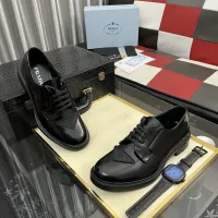 $115.00 USD Prada Leather Shoes For Men #1392043