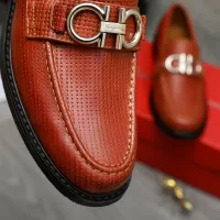 $85.00 USD Salvatore Ferragamo Leather Shoes For Men #1392088