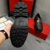 $112.00 USD Salvatore Ferragamo Leather Shoes For Men #1392102