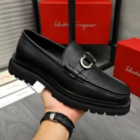 $112.00 USD Salvatore Ferragamo Leather Shoes For Men #1392105