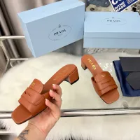 $92.00 USD Prada Slippers For Women #1392613