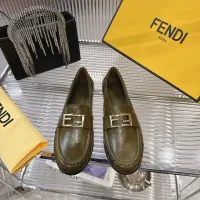 $102.00 USD Fendi Leather Shoes For Women #1392621