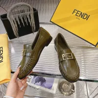 $102.00 USD Fendi Leather Shoes For Women #1392621