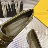 $102.00 USD Fendi Leather Shoes For Women #1392621