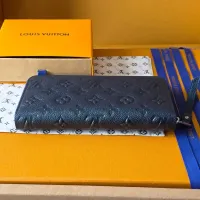 $108.00 USD Louis Vuitton AAA Quality Long Wallets For Women #1392659