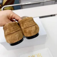 $112.00 USD Christian Dior Leather Shoes For Women #1392716