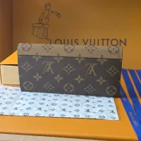 $68.00 USD Louis Vuitton AAA Quality Long Wallets #1392718