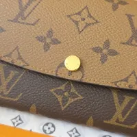 $68.00 USD Louis Vuitton AAA Quality Long Wallets #1392718